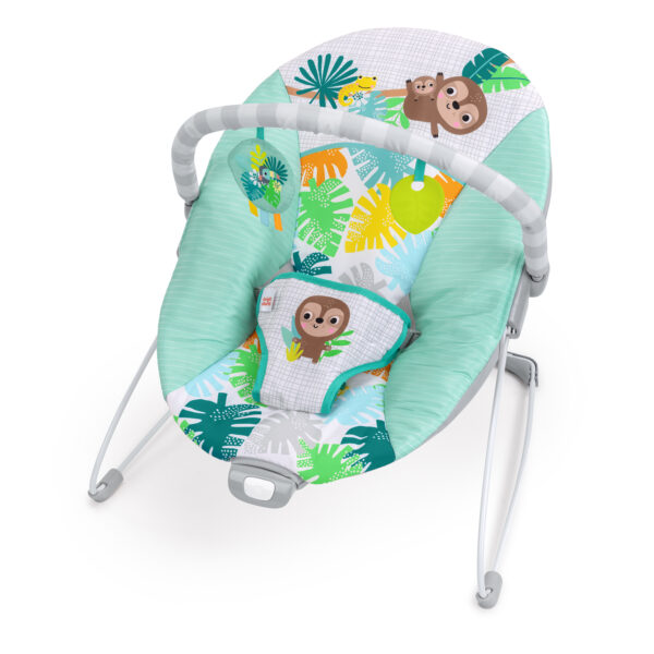 Bright Starts Transat avec vibrations Wild Wonders Sarcelle