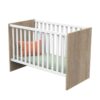 Lit bébé 70x140cm évoluif en 90x190-140x190cm Nova Blanc Lin - SAUTHON