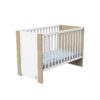1-3500760124215_1 Lit bébé 60x120cm Antonin Bois Blanc - SAUTHON