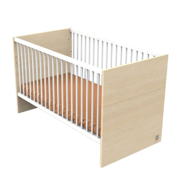1-3500760132203_1 Lit bébé évolutif 70x140cm Nature - SAUTHON