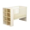 1-3500760132807_1 Lit bébé combiné 60x120cm évolutif en 90x190cm Paloma Blanc - SAUTHON