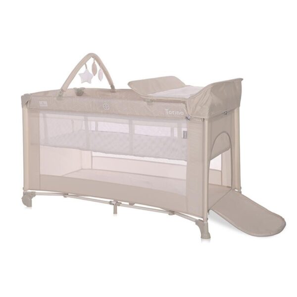 Lit Parapluie Torino 2 Hauteurs +accessoires Beige - LORELLI