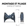 Lit parapluie Play N Relax Center Dark Blue - HAUCK