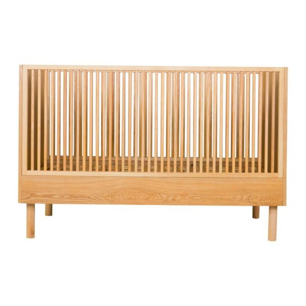 Lit bébé 70x140cm évolutif en banquette Hai No Ki Natural Ash - QUAX