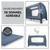 Lit parapluie Play N Relax Center Dark Blue - HAUCK