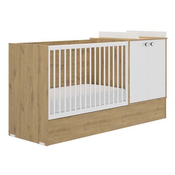 Lit bébé combiné 60x120cm évolutif en 90x190cm Arthur - GALIPETTE