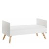 Lit bébé évolutif 70x140cm Vintage Blanc - VOX