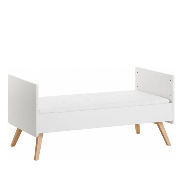 Lit bébé évolutif 70x140cm Vintage Blanc - VOX