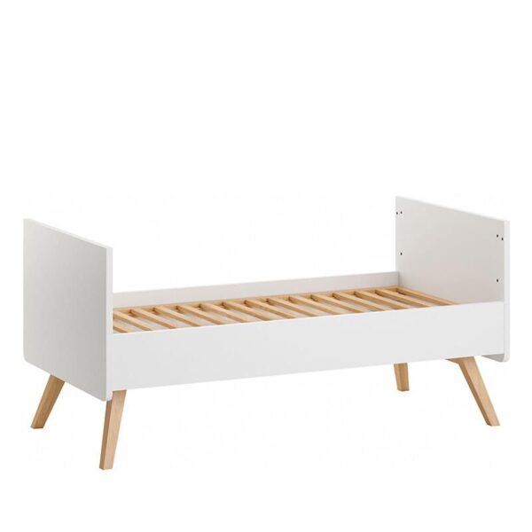 Lit bébé évolutif 70x140cm Vintage Blanc - VOX
