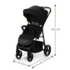 Poussette TRIG 3 - Noir