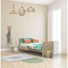 Lit bébé 70x140cm évoluif en 90x190-140x190cm Nova Blanc Lin - SAUTHON