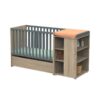 2-3500760121924_2 Lit bébé combiné 60x120cm évolutif en 90x190cm Nova Gris Volcan - SAUTHON