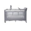 2-3800151981985_2_2 Lit Parapluie Torino 2 Hauteurs +accessoires Gris - LORELLI