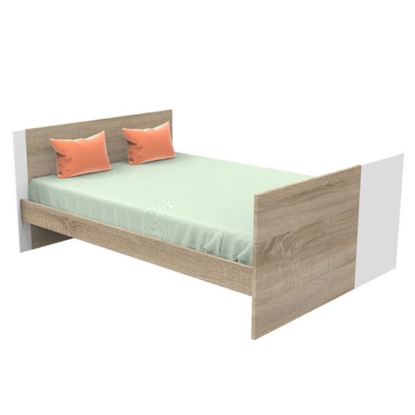 Lit bébé 70x140cm évoluif en 90x190-140x190cm Nova Blanc Lin - SAUTHON