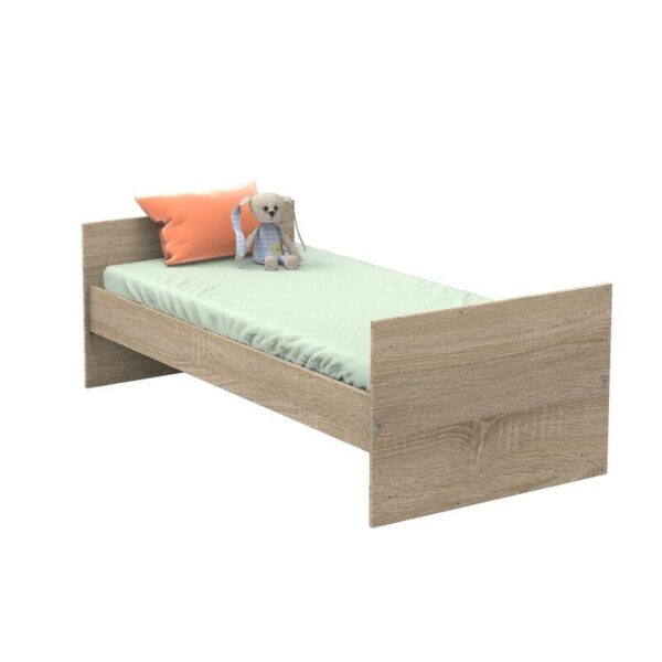 3-3500760121924_3 Lit bébé combiné 60x120cm évolutif en 90x190cm Nova Gris Volcan - SAUTHON