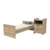 3-3500760131732_3 Lit bébé combiné 60x120cm évolutif en 90x190cm Azur - SAUTHON