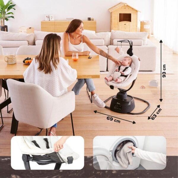Balancelle Swoon Evolution Curl White - BABYMOOV
