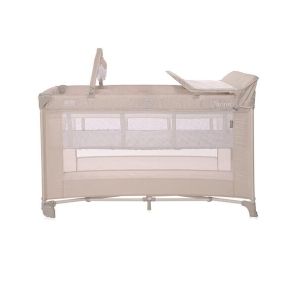 Lit Parapluie Torino 2 Hauteurs +accessoires Beige - LORELLI