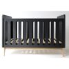 Lit bébé 70x140cm évolutif en banquette Pure Noir - PERICLES