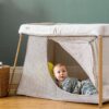 Lit Parapluie 3 en 1 Eazy Sleep Argile Gazelle - BEABA