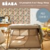 Lit Parapluie 3 en 1 Eazy Sleep Argile Gazelle - BEABA