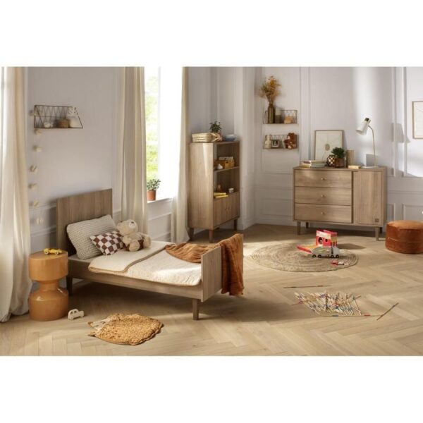 Lit bébé évolutif 70x140cm Mokka - SAUTHON