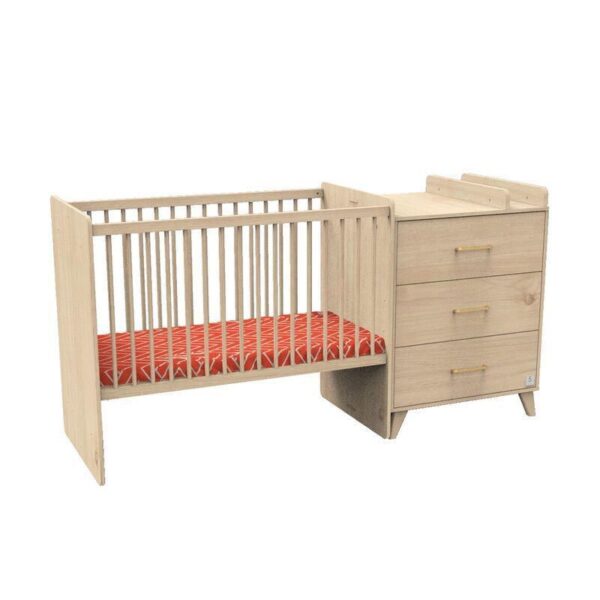 Lit bébé combiné 60x120cm évolutif en 90x190cm Arty - SAUTHON