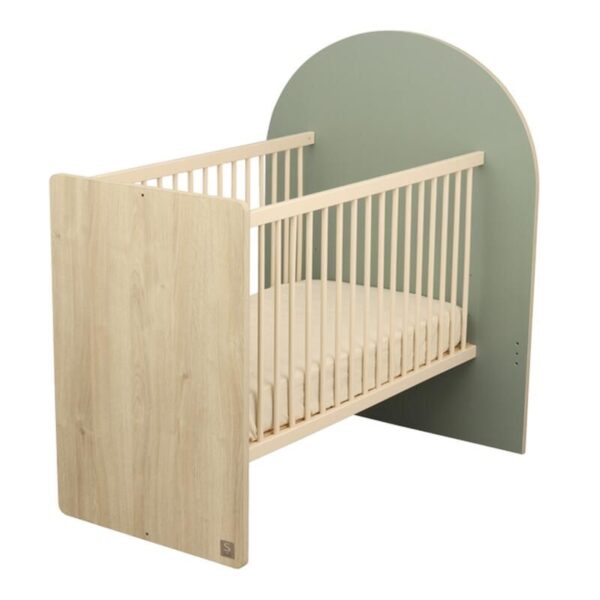 Lit bébé 60x120cm évolutif en 90x190cm Arche Sauge - SAUTHON