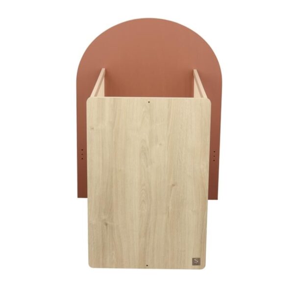 Lit bébé 60x120cm évolutif en 90x190cm Arche Terracotta - SAUTHON