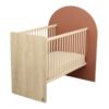 Lit bébé 60x120cm évolutif en 90x190cm Arche Terracotta - SAUTHON