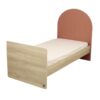 Lit bébé 60x120cm évolutif en 90x190cm Arche Terracotta - SAUTHON