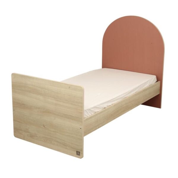 Lit bébé 60x120cm évolutif en 90x190cm Arche Terracotta - SAUTHON