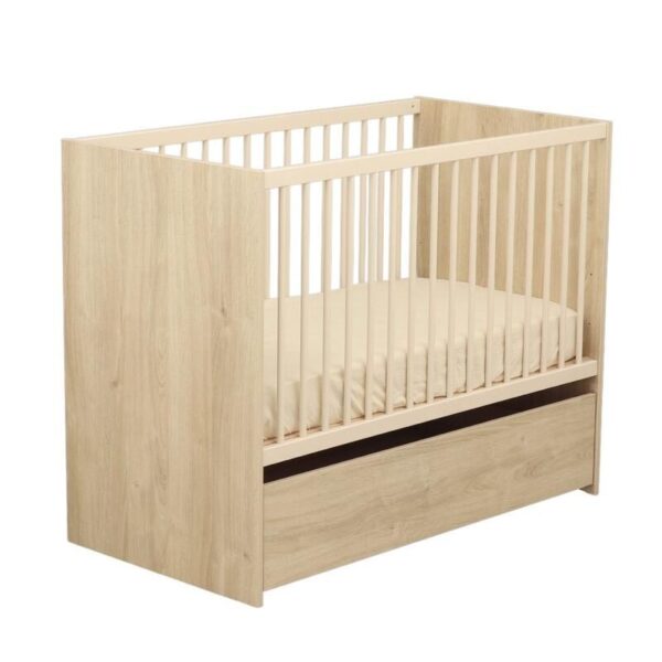 Lit bébé 60x120cm Paloma Bois - SAUTHON
