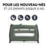 4007923600153_3 Lit parapluie Play N Relax Center Dark Green - HAUCK