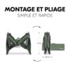 4007923600153_5 Lit parapluie Play N Relax Center Dark Green - HAUCK