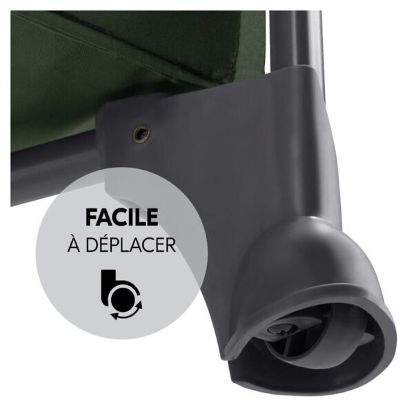 4007923600153_6 Lit parapluie Play N Relax Center Dark Green - HAUCK
