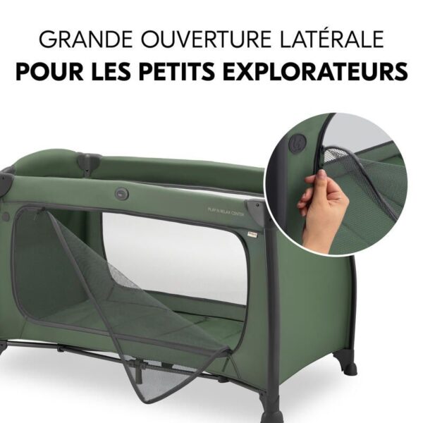 4007923600153_9 Lit parapluie Play N Relax Center Dark Green - HAUCK