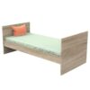 Lit bébé 70x140cm évoluif en 90x190-140x190cm Nova Blanc Lin - SAUTHON