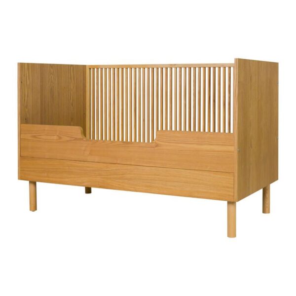 Lit bébé 70x140cm évolutif en banquette Hai No Ki Natural Ash - QUAX