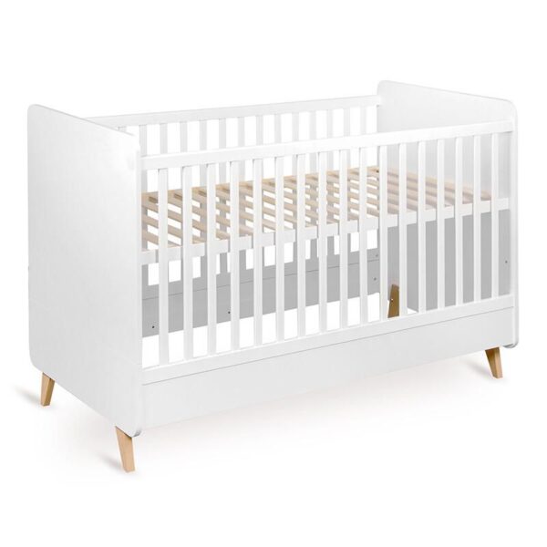 Lit bébé évolutif 70x140cm Loft Blanc - QUAX