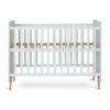 5414375182622_2_1 Lit bébé 60x120cm évolutif en 90x200cm Loft Blanc - QUAX
