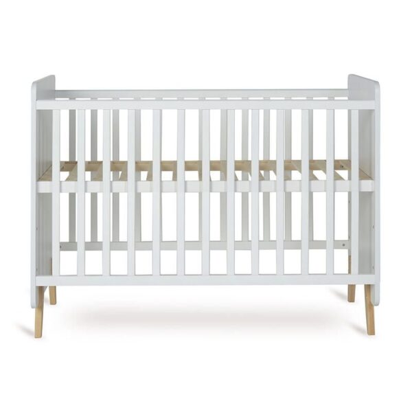 5414375182622_2_1 Lit bébé 60x120cm évolutif en 90x200cm Loft Blanc - QUAX
