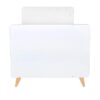 5414375182622_5_1 Lit bébé 60x120cm évolutif en 90x200cm Loft Blanc - QUAX