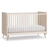 5901736701382_1 Lit bébé évolutif 70x140cm Lunea Sable Beige - VOX
