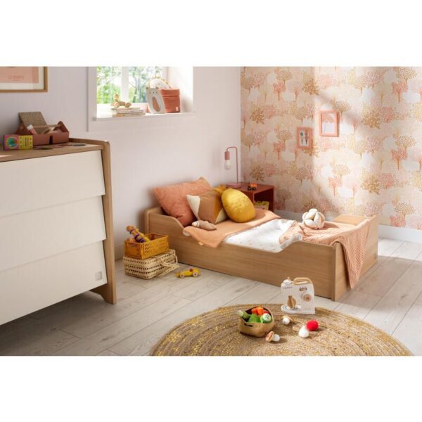 Lit bébé évolutif 70x140cm Vanille - SAUTHON