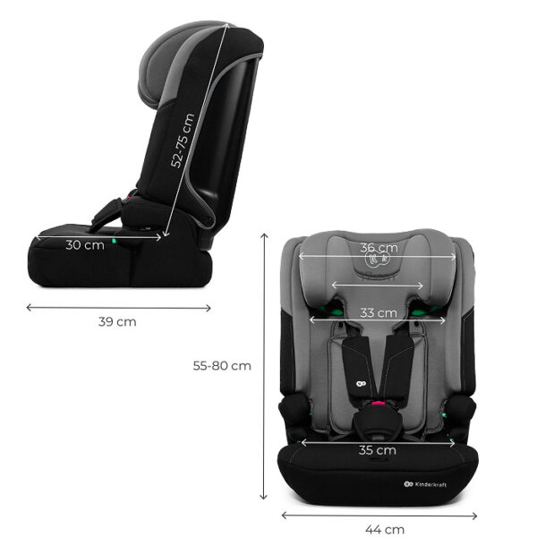 78f2a418-d238-4db7-a300-2c03a075c817 Siège auto I-COMFY i-Size - Gris foncé