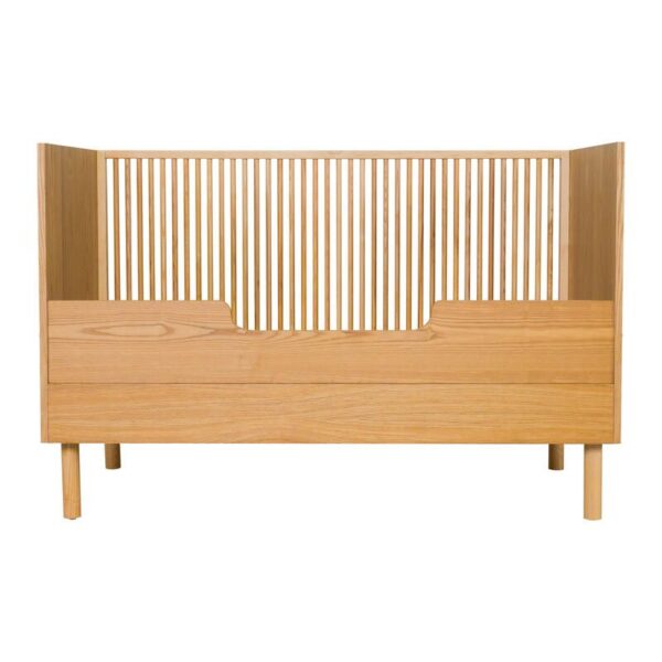 Lit bébé 70x140cm évolutif en banquette Hai No Ki Natural Ash - QUAX