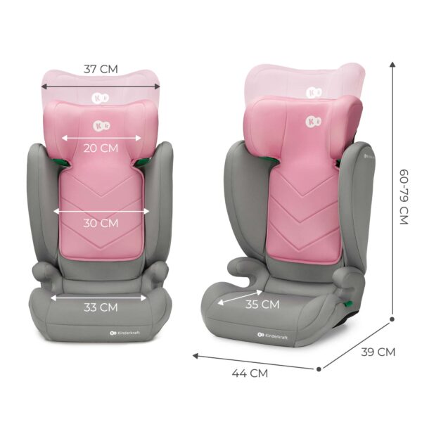 Siège auto 2en1 I-SPARK i-Size - Rose