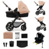 Poussette multifonctionnelle 4en1 MOOV 2 Beige