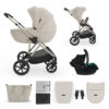 Poussette multifonction 3en1 PRIME 3 - Beige